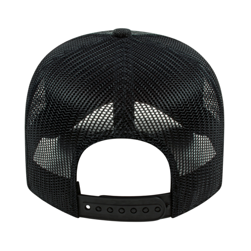 Five-Panel PolyRayon Cap with Mesh Back